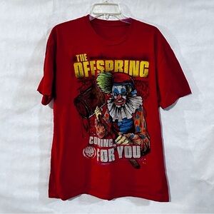The Offspring Punk Rock Clown Red Graphic T-Shirt